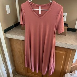 T-shirt dress w/pockets